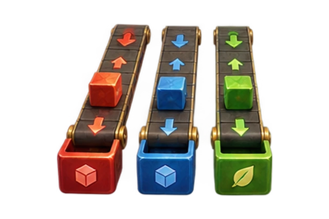 Rune Conveyor sculpted game world